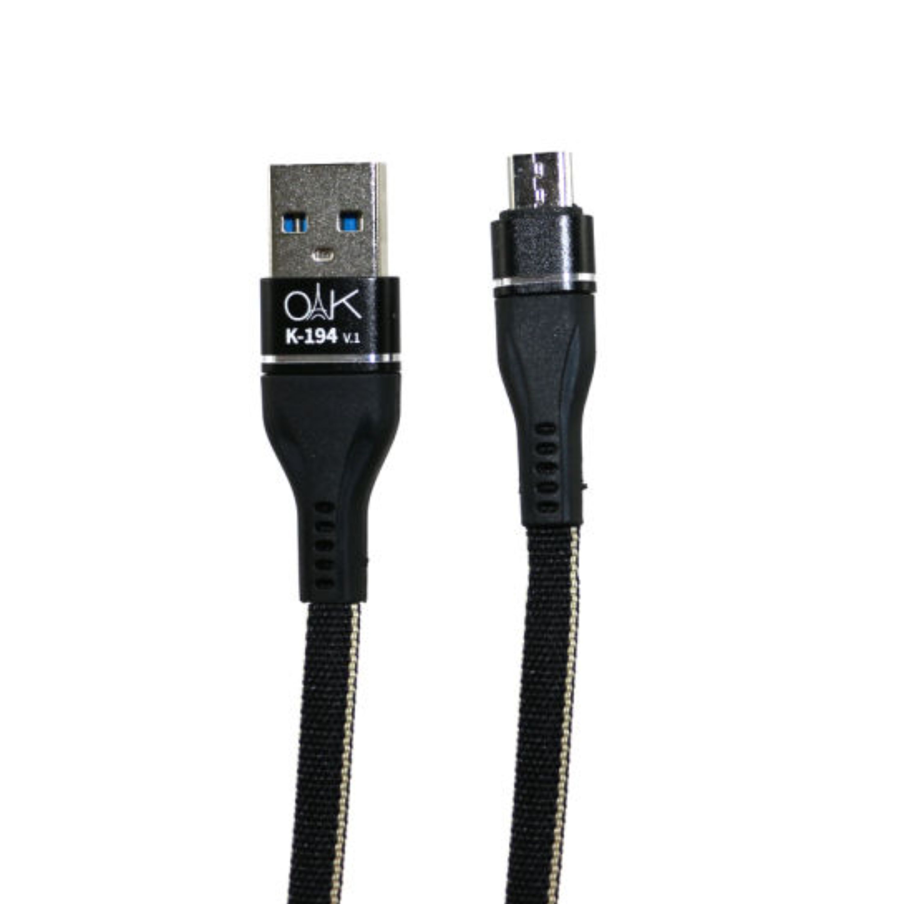 ابل تبدیل USB به microUSB اوآک مدل K-194 طول 1 متر رنگ مشکی 
