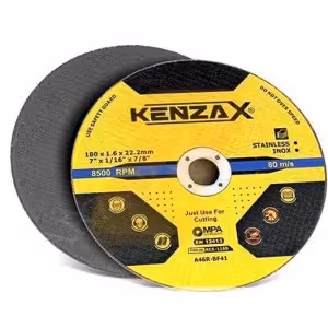 سنگ برش استیل بر کنزاکس 180*1.6 مدل KENZAX KCS1180