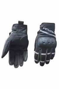 دستکش موتورسیکلت سبز مردانه 9010 موتور سیکلت زمستانی SOFTSHELL سیاه و سفید Venom