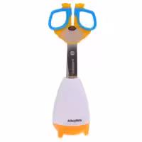 قیچی فانتزی غلاف دار طرح سگ نارنجی 2614 اسکول فنس SCHOOLFANS