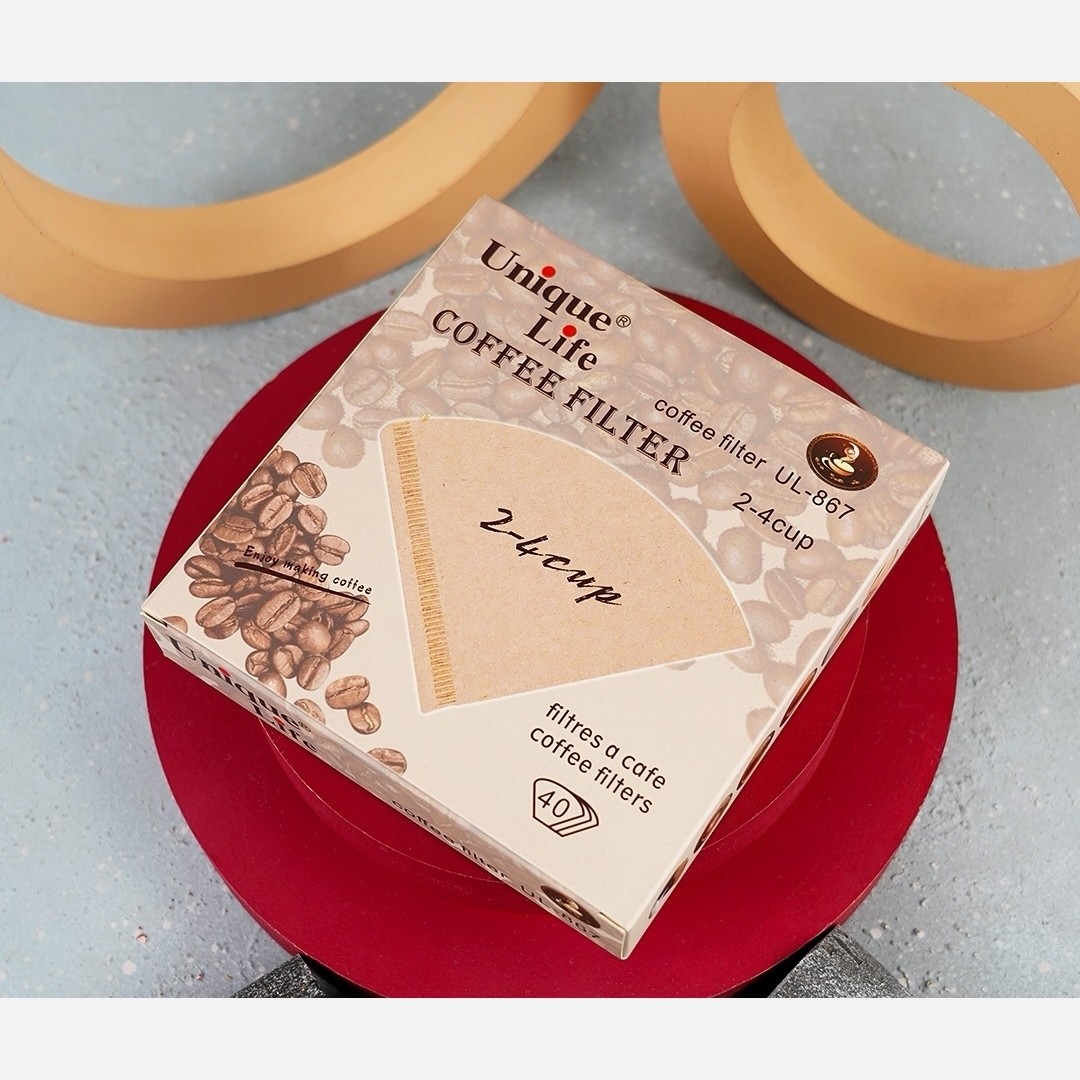 فیلتر کاغذی قهوه 2-4 Cup برند یونیک لایف