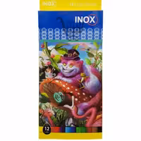 مداد رنگی اینوکس 12 رنگی جعبه مقوایی