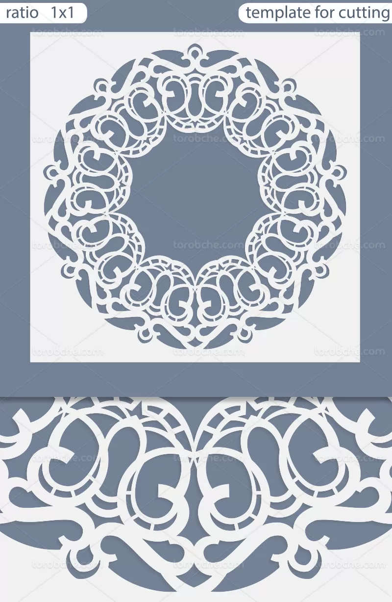 وکتور طرح برش لیزری | گرافیک با طعم تربچه