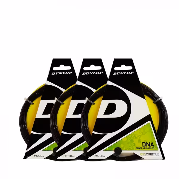 زه راکت اسکواش دانلوپ مدلDNA Biomimetic بسته 3 عددی