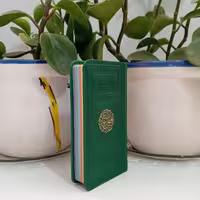 123253-نهج البلاغه جلد رنگی پالتویی داخل رنگی سبز تیره ترجمه ارفع نشر پیام عدالت در 5 رنگ 