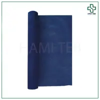 رول ملحفه یکبار مصرف آبی عرض 80 سانت 38 گرم