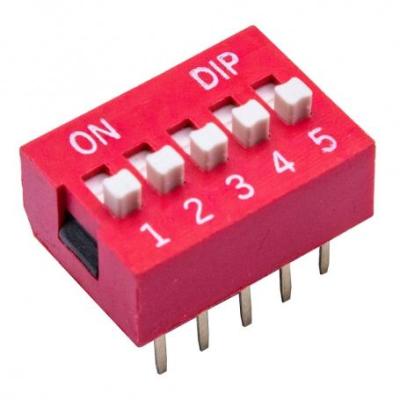مجموعه 16 عددی دیپ سوئیچ 5 تایی DIP