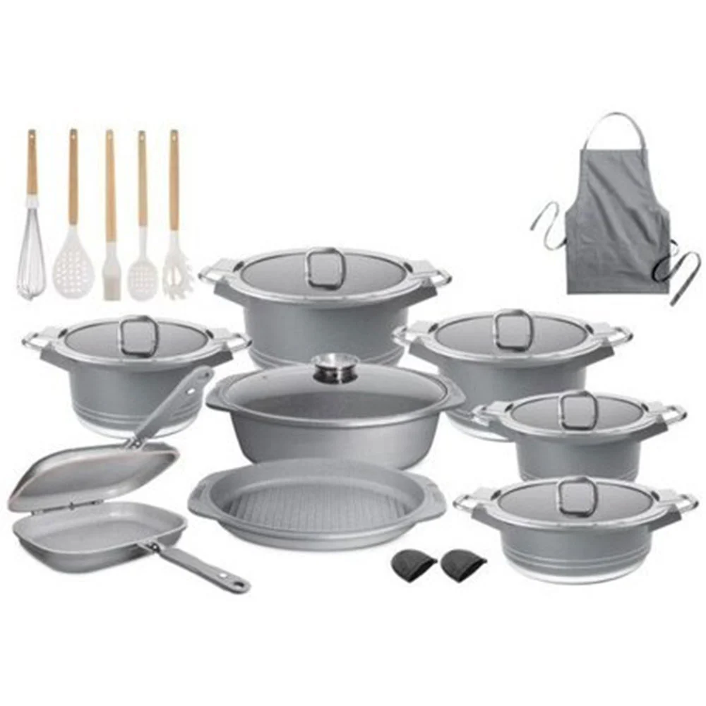 ‫سرویس قابلمه 23 پارچه طرح جرمنی B برند ام جی اس MGS