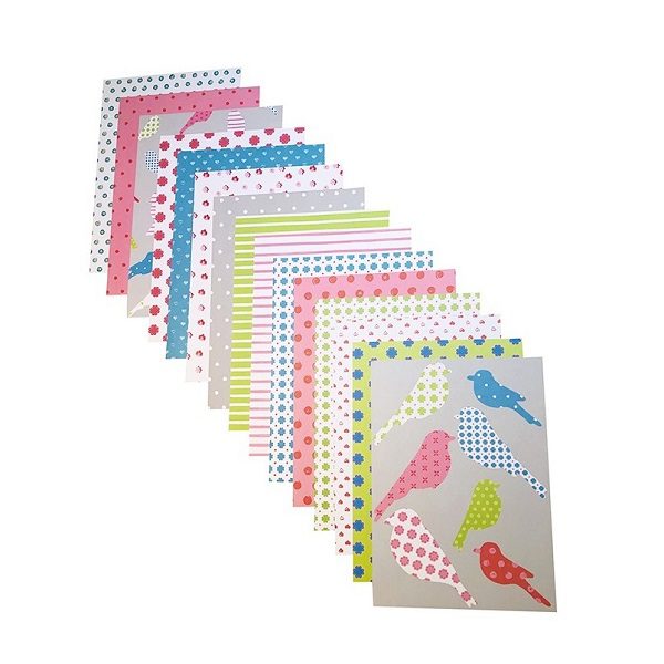 مقوا و کاغذ طرح دار B