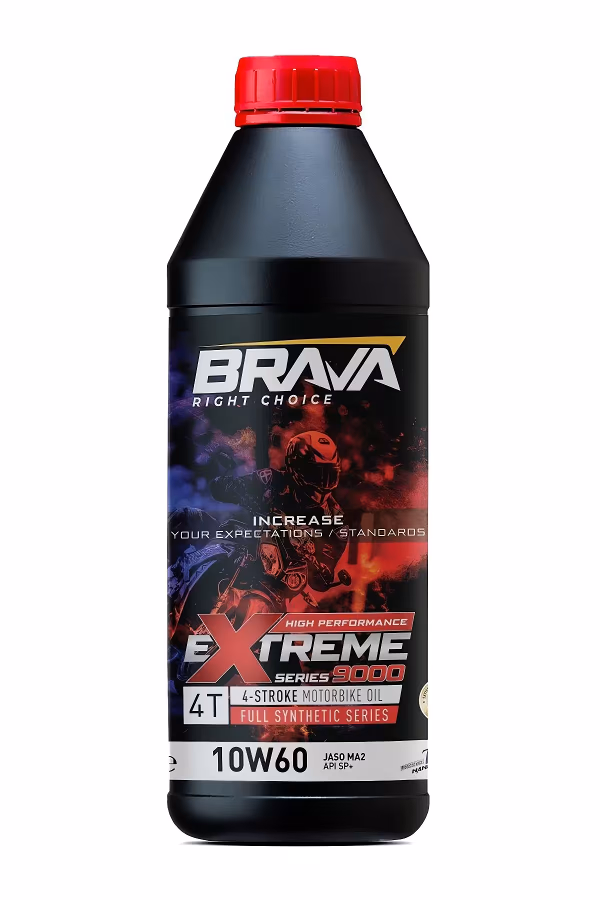 روغن و مکمل موتور EXTREME 9000 4T 10W60 1 LT Brava