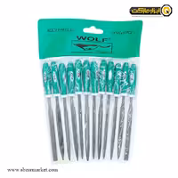 ست سوهان دم موشی الماسه ولف 12 عددی 4x160 میلی متر