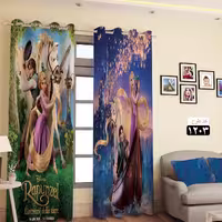 پرده پذیرایی  پانچ شده ارتفاع 3 متر و عرض 1.5 متر  1203 راپونزل