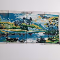 تابلو کوبلن منظره دستبافت بدون قاب