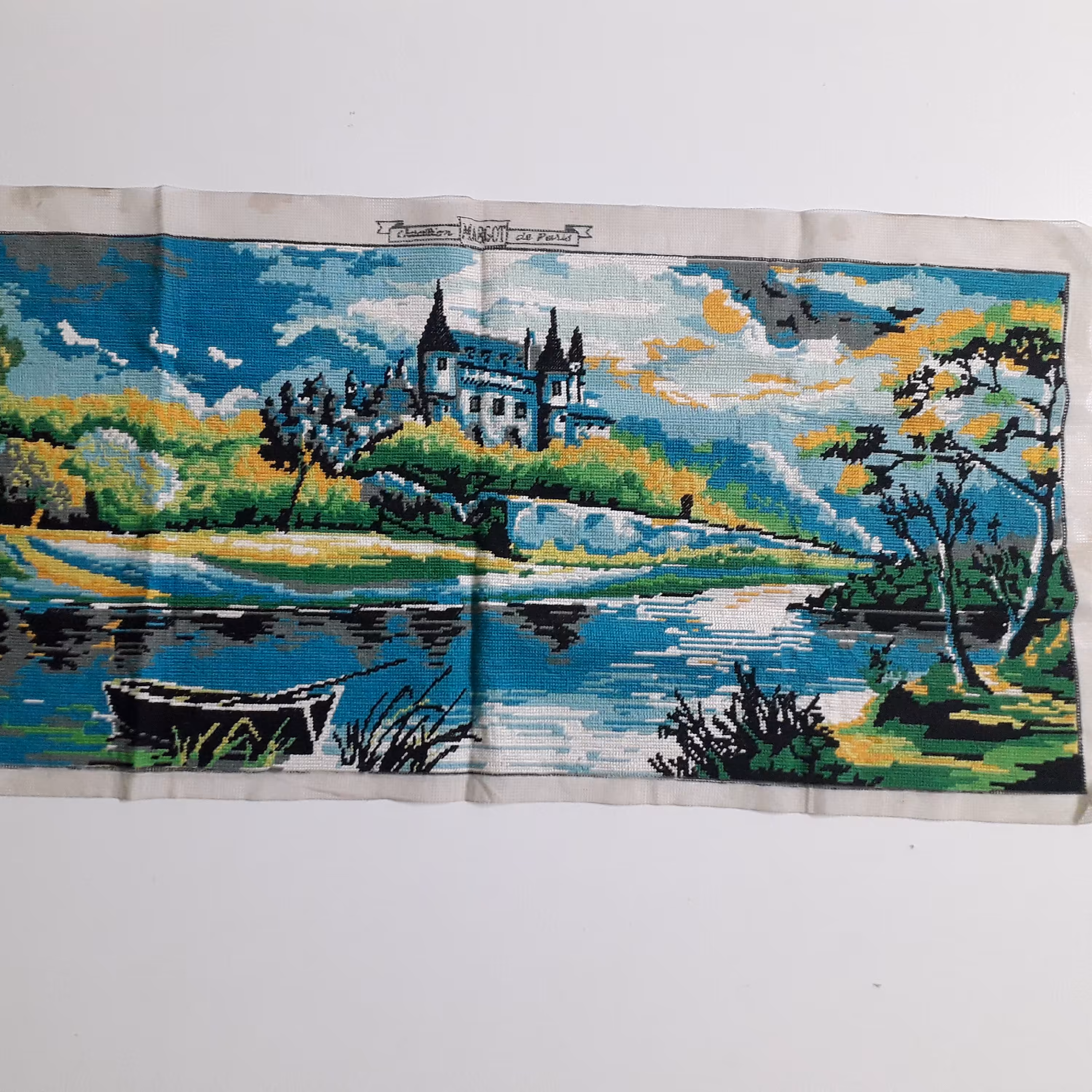 تابلو کوبلن منظره دستبافت بدون قاب