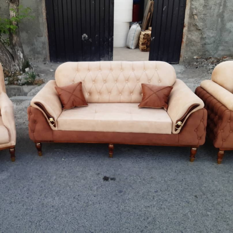 مبل راحتی پاریس هفت نفره با پارچه خارجی اصل و لمسه شرکتی هزینه ارسال به عهده مشتری