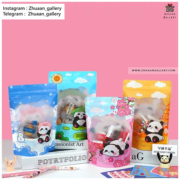 زیپ کیپ فانتزی طرح پاندای بانمک