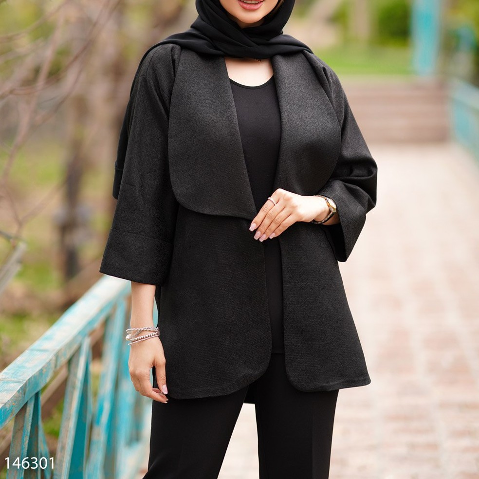 مانتو محرمی کتان لمه بغل چاکدار جلو لایی قد 77 قد 85 سایزبندی 38 تا 46 