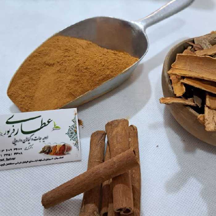 دارچین سابیده اعلا (250گرم) باکیفیت عالی آسیاب شده در آسیابهای دارای مجوز بهداشتی و سیب سلامت