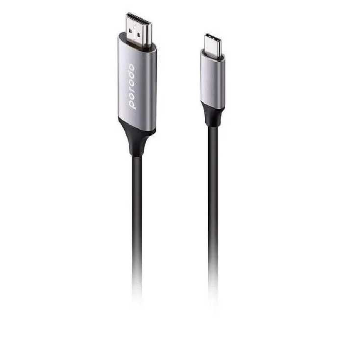 کابل تبدیل تایپ سی به HDMI پرودو مدل PB-HDC2M-BK طول 2 متر