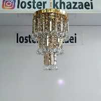 لوستر کریستال قطر 30  (پسکرایه)