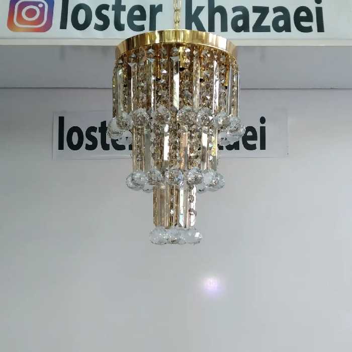 لوستر کریستال قطر 30  (پسکرایه)