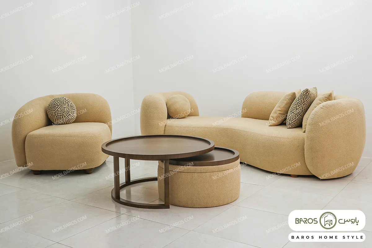 مبل راحتی نیم ست جدید نیو پوکو