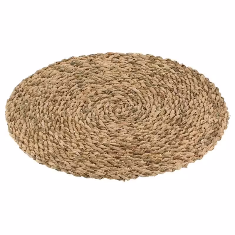 زیربشقابی و زیر قابلمه ای حصیری  (پک دو عددی قطر 25 سانت)