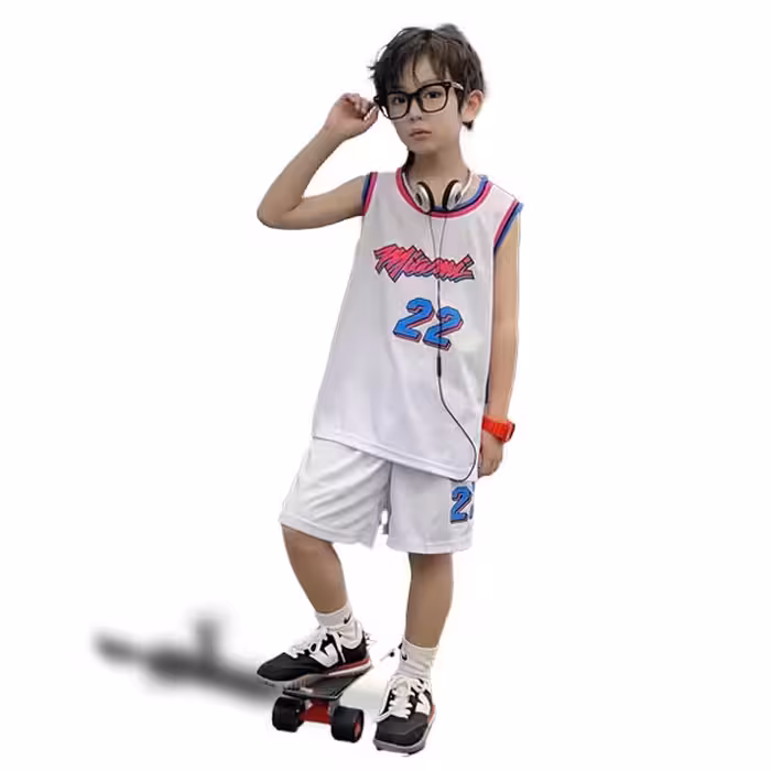 لباس و شورت بسکتبال بچه گانه میامی 2024