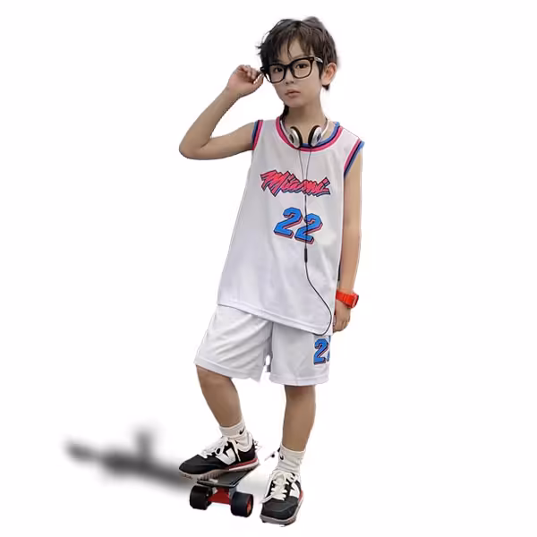 لباس و شورت بسکتبال بچه گانه میامی 2024