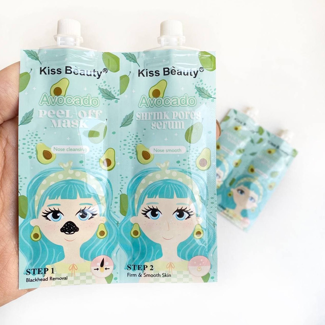 ماسک بینی ساندیسی دو مرحله ای آووکادو کیس بیوتی