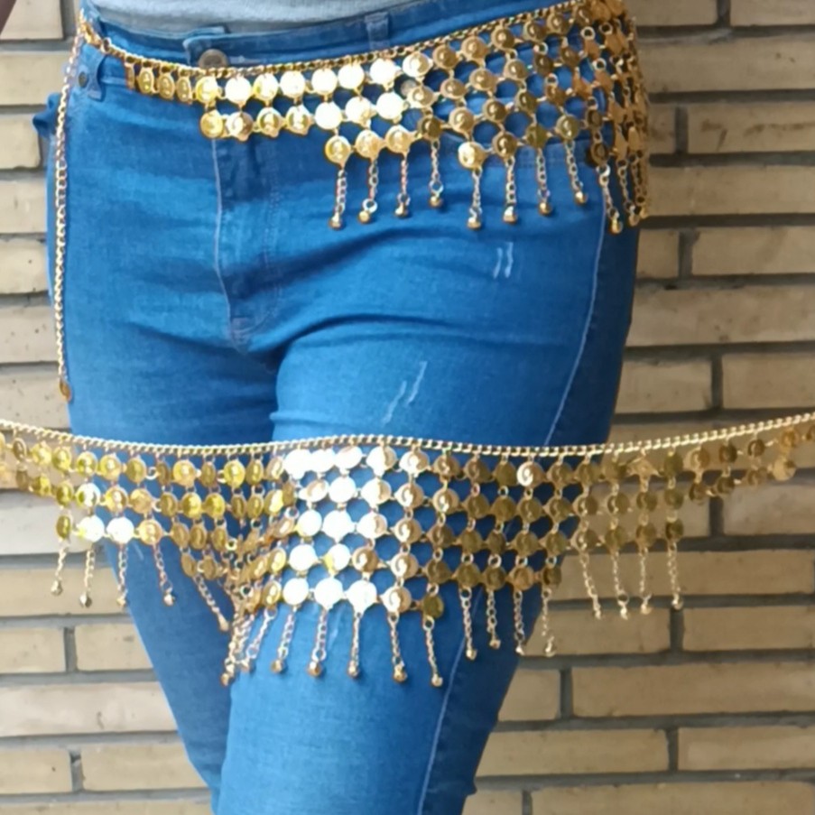 شال رقص  کمربند رقص سکه ای شال دنس