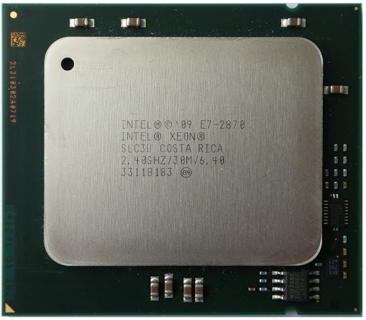 سی پی یو اینتل مدل زئون E7-2870 با فرکانس 2.4 گیگاهرتز
