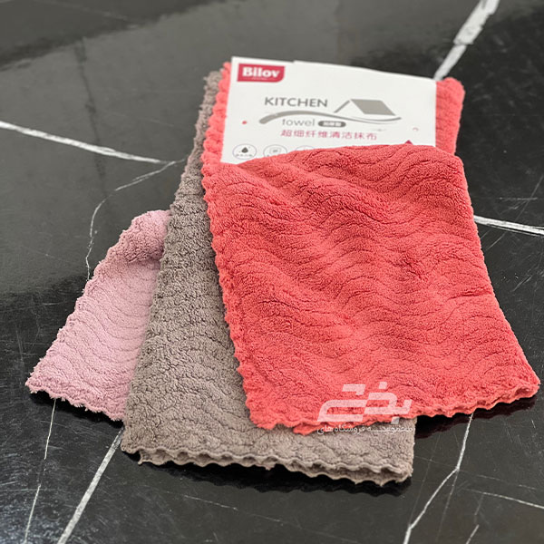 دستمال 30*30 پوليشی دومدل