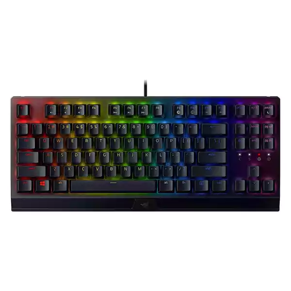 کیبورد ریزر مدل BlackWidow V3 Tenkeyless Yellow Switches