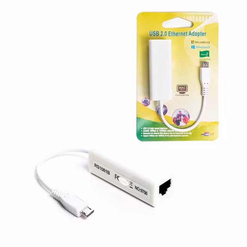 تبدیل MicroUSB To LAN مدل RS1081