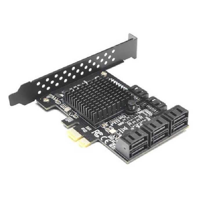 کارت ساتا SATA III هشت پورت PCI-e