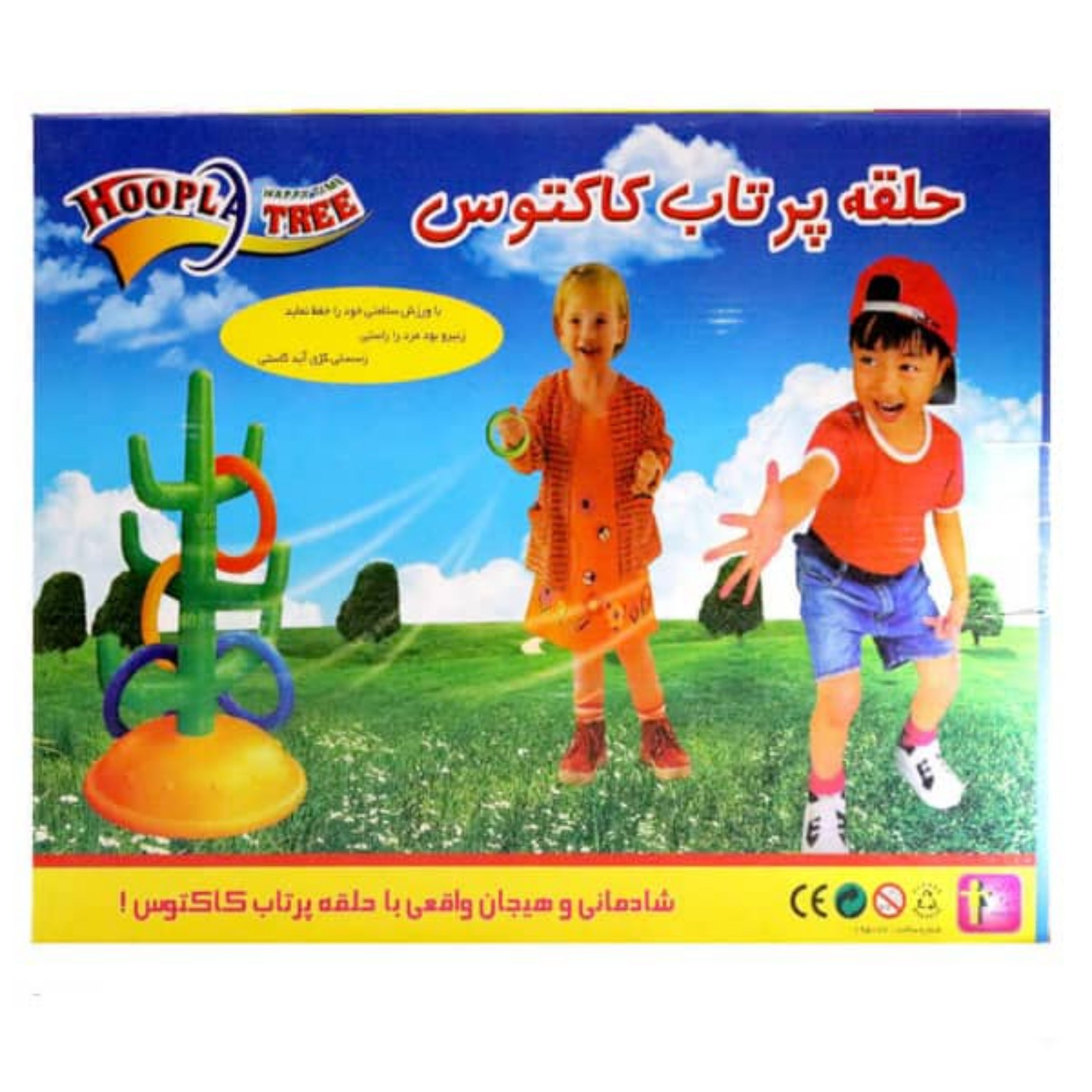 بازی فکری حلقه پرتاب کاکتوس 