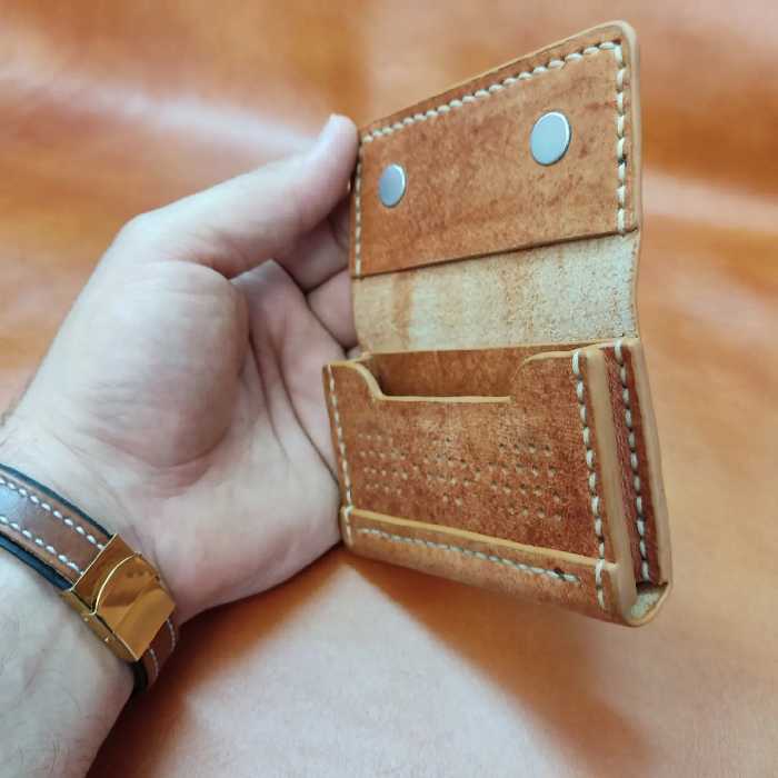 جا کارتی  تبله دار. چرم شتر  