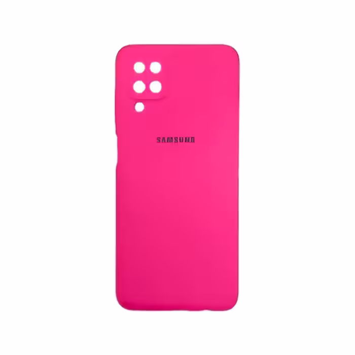 کاور سیلیکونی پاک کنی SAMSUNG A12 رنگ سرخابی