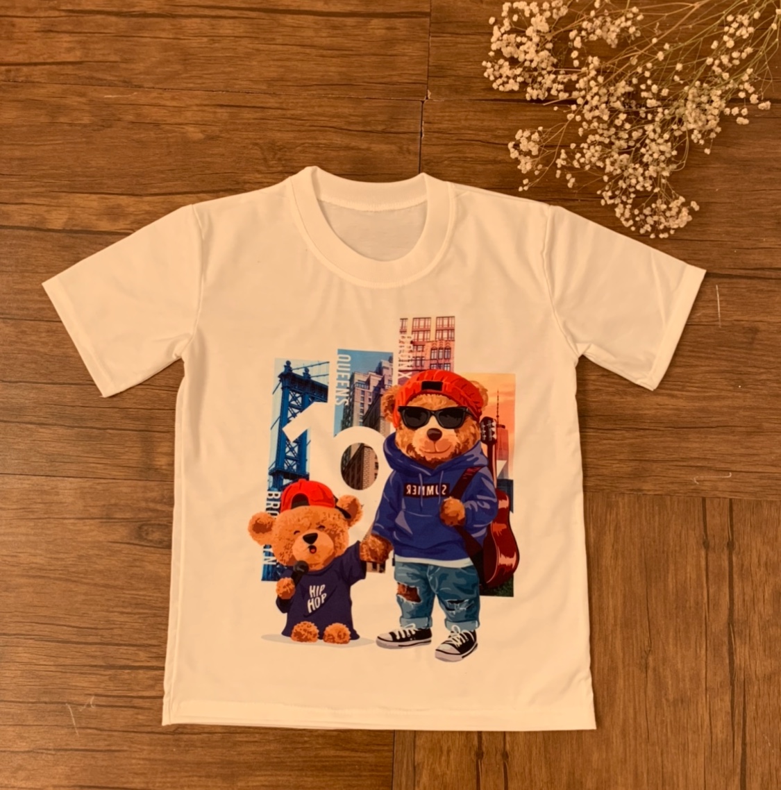 تیشرت اسپورت تدی سفید            