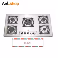 اجاق گاز جانا 5 شعله استیل