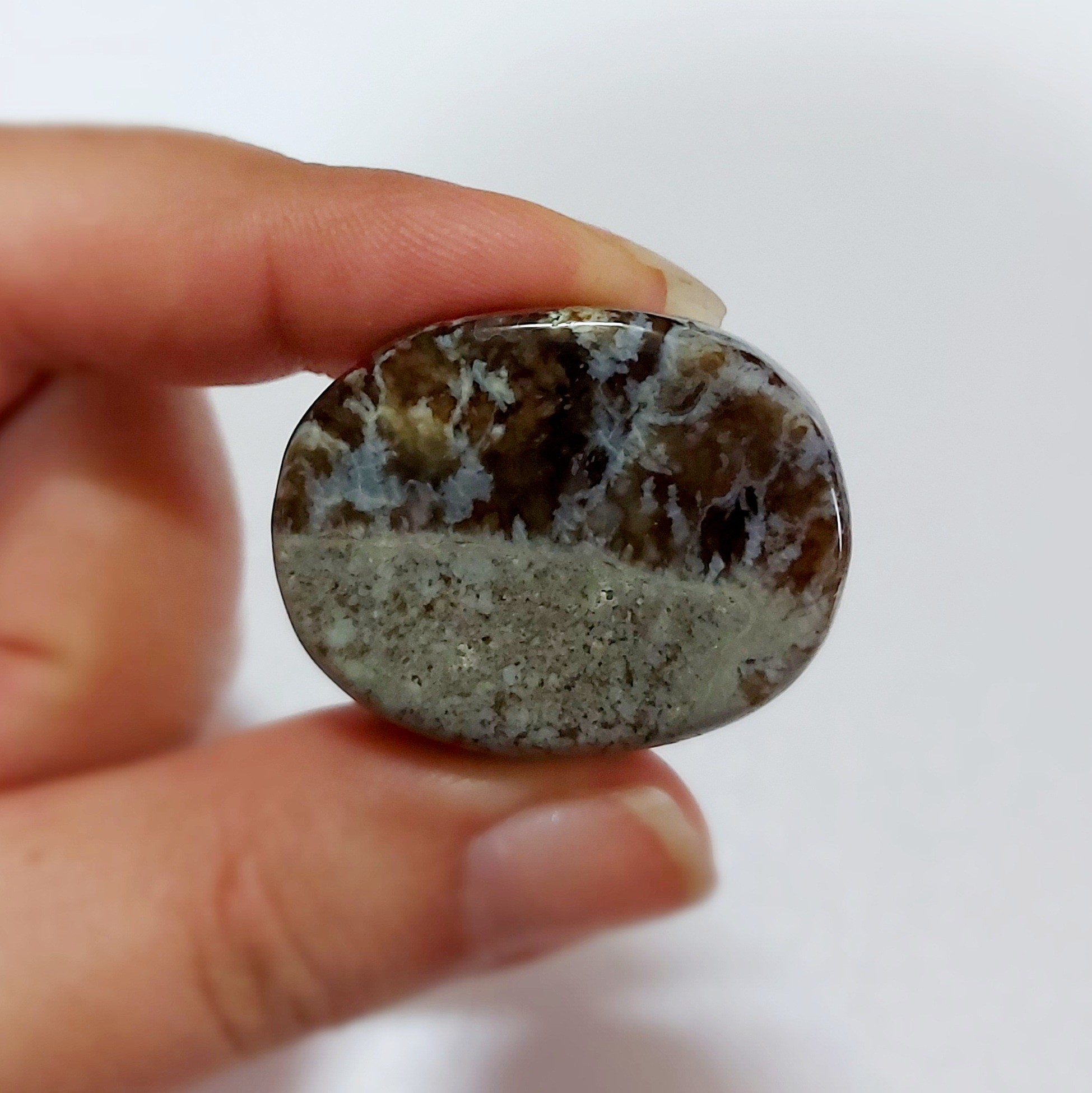 نگین سنگ عقیق شجر  تراش دست کد29