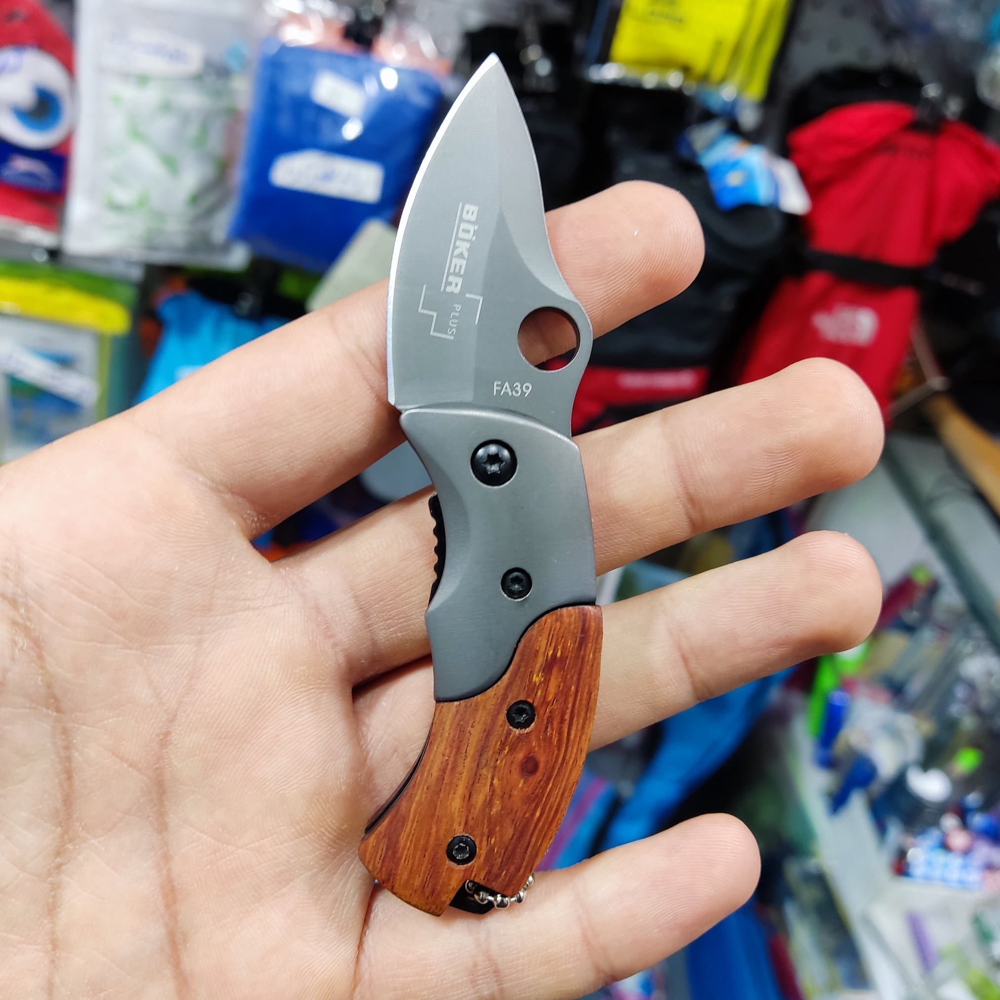 چاقو کوهنوردی سایز کوچک بوکر  پلاس آهن بر  اورجینال