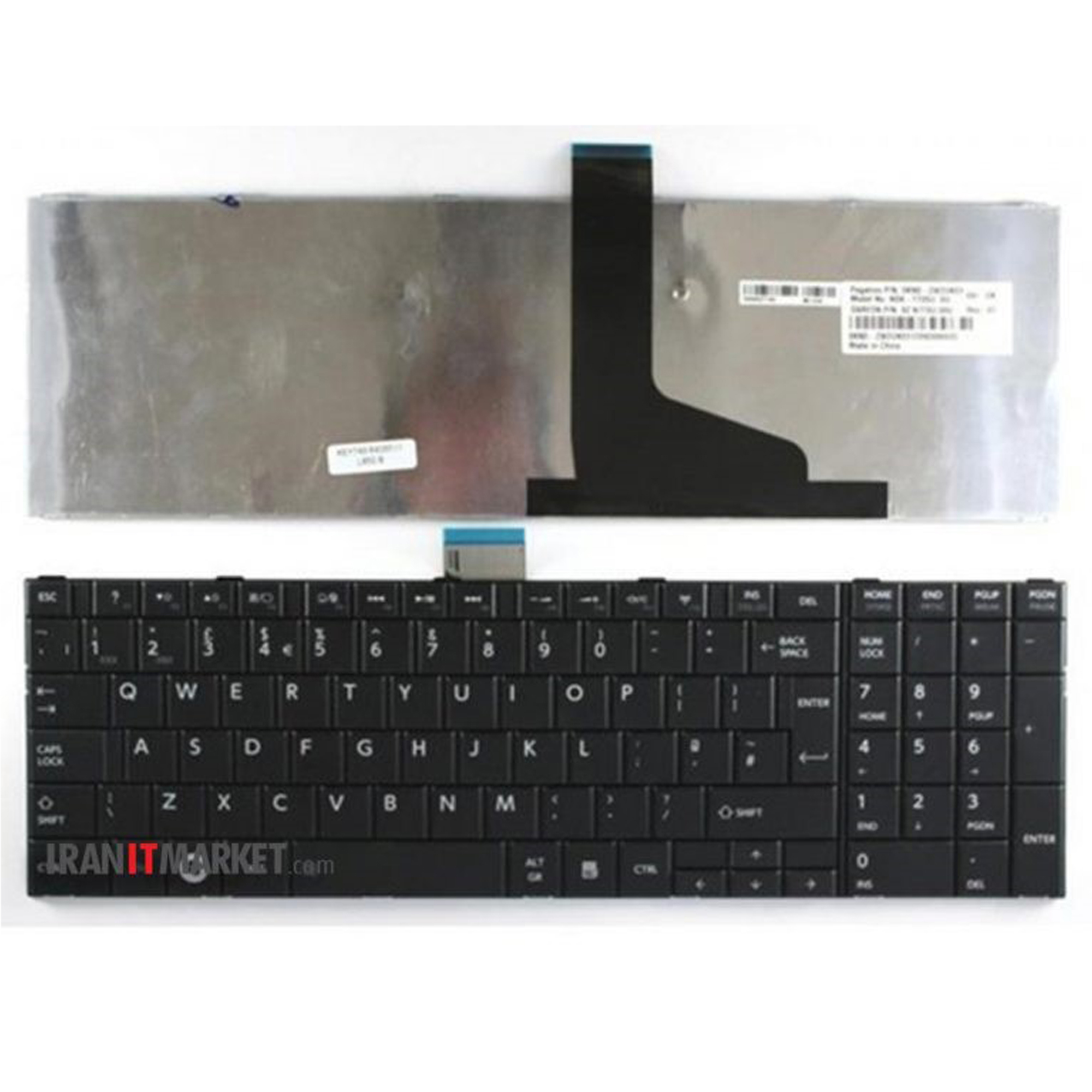 کیبورد لپ تاپ توشیبا KEYBOARD TOSHIBA Satellite C855