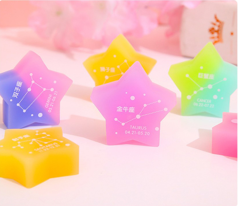 پاکن ژله ای صور فلکی ماه تولد طرح ستاره