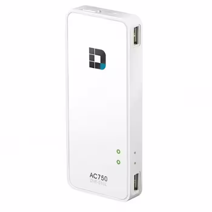 D-Link DIR-510L Wi-Fi AC750 Portable Router and Charger