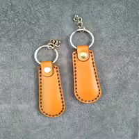 دسته کلید چرم طبیعی دست دوز  برند لایسا