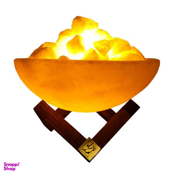 آباژور سنگ نمک طب سنگ طرح کاسه کد 4020