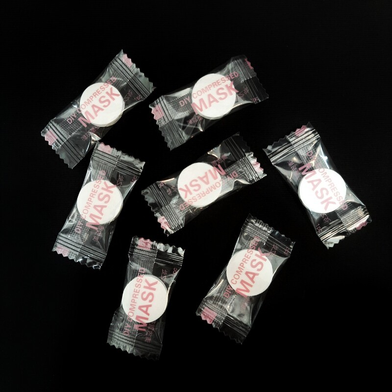 قرص ماسک ورقه ای صورت بسته  لایه بردار و آبرسان پوست بسته 10 عددی