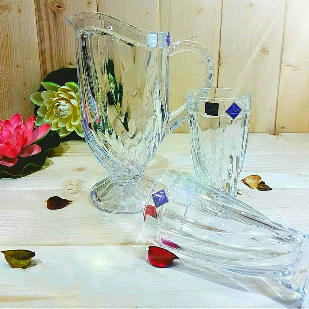 پارچ و لیوان تولیپ (اصل)